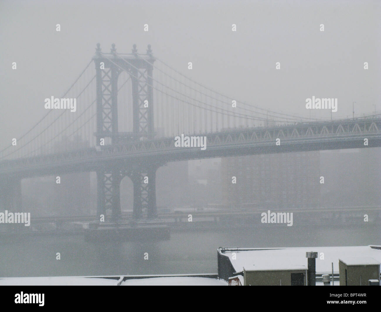 Manhattan Bridge Banque D'Images