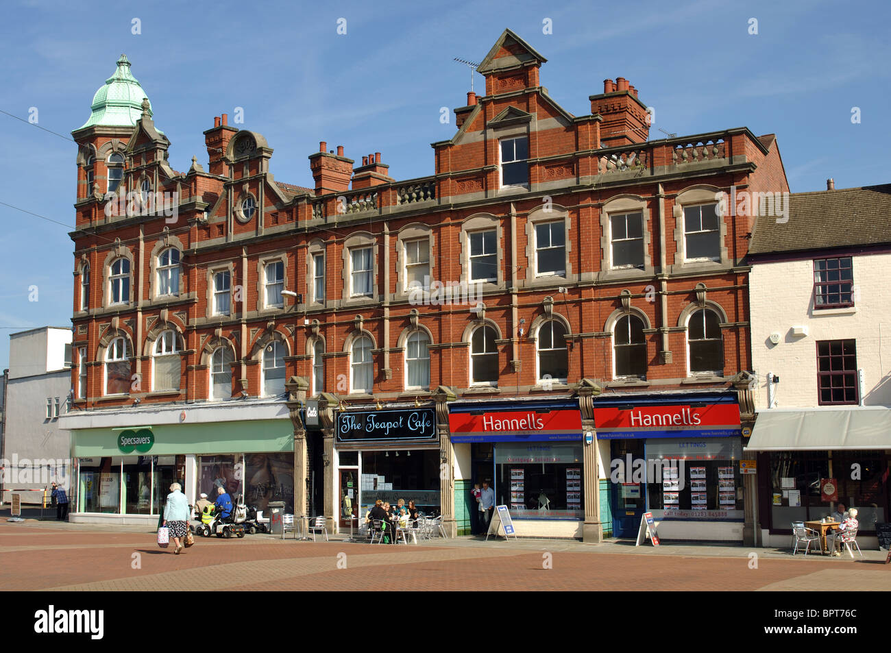 Market Place, Burton on Trent, Staffordshire, Angleterre, RU Banque D'Images