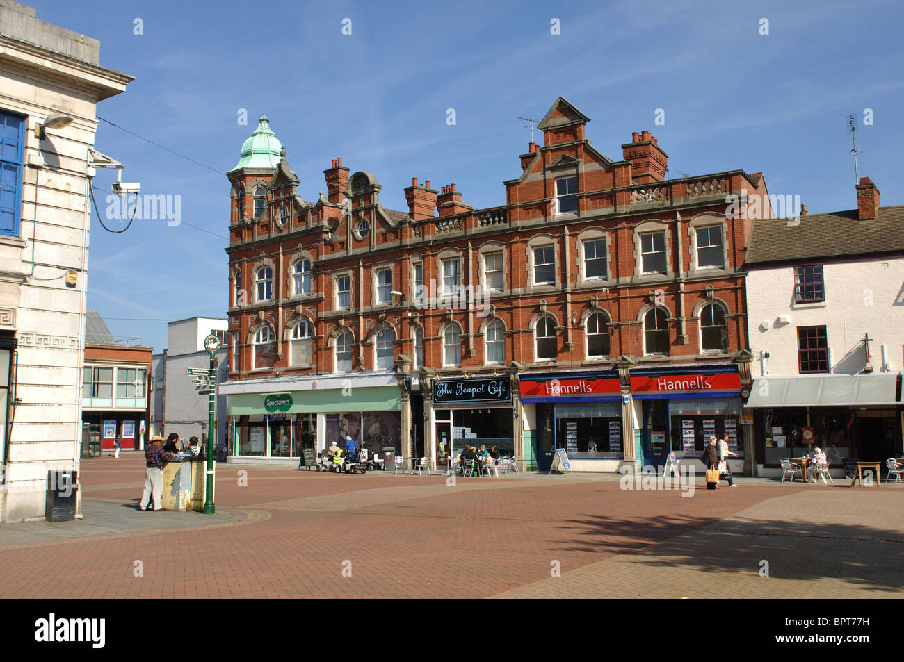 Market Place, Burton on Trent, Staffordshire, Angleterre, RU Banque D'Images