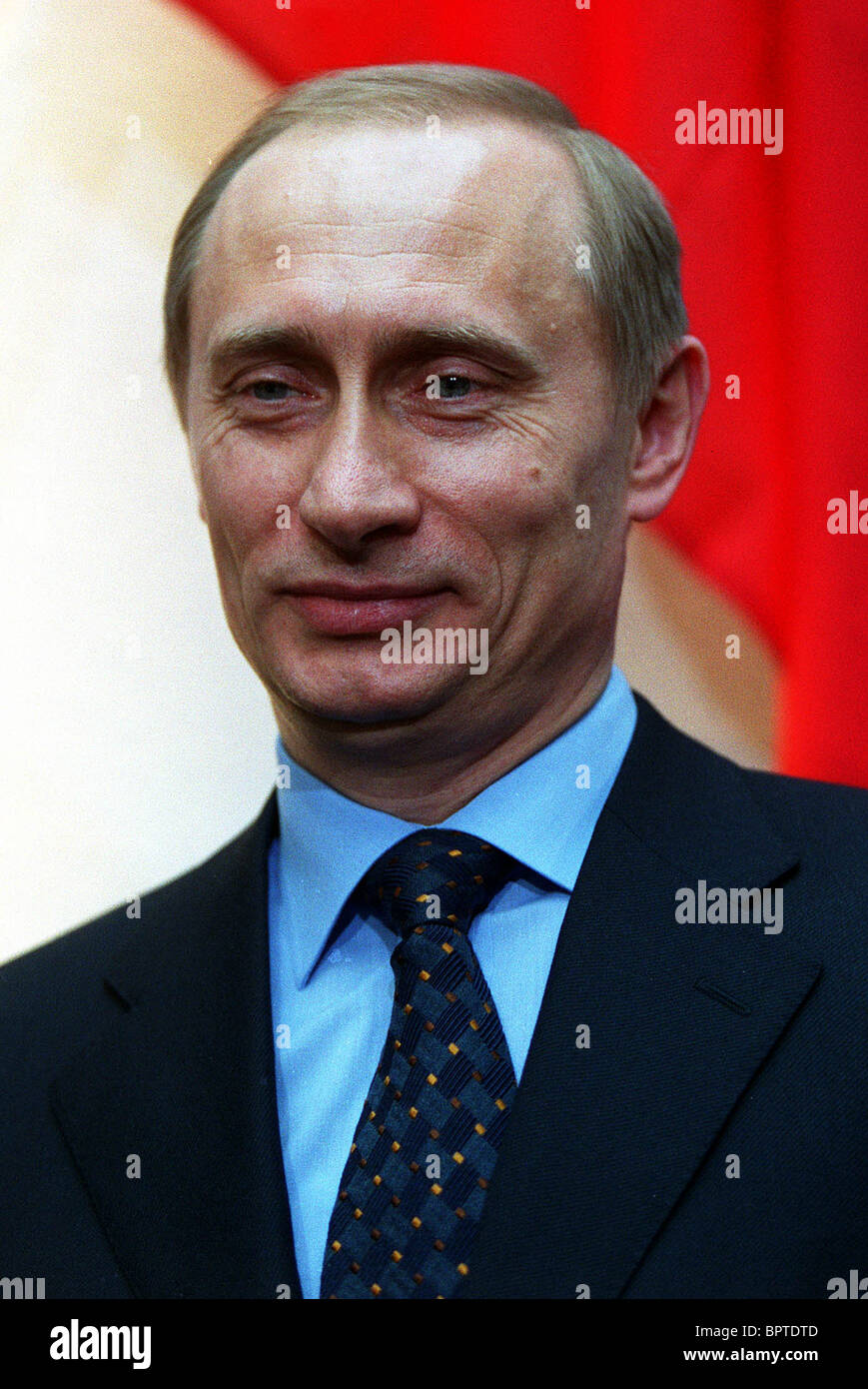 VLADIMIR POUTINE PRÉSIDENT DE LA RUSSIE 17 Avril 2000 Banque D'Images