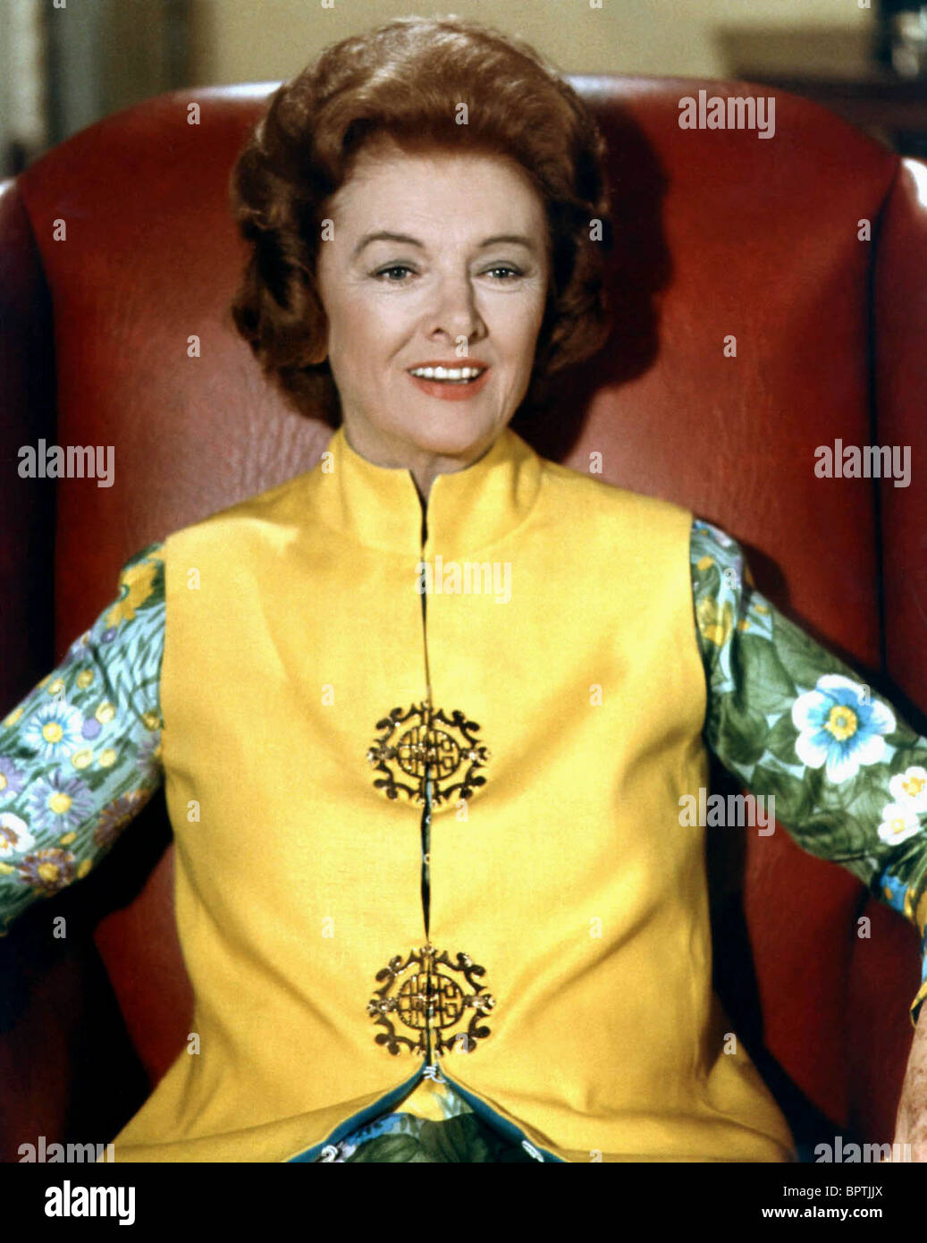 Actrice Myrna Loy (1972) Banque D'Images