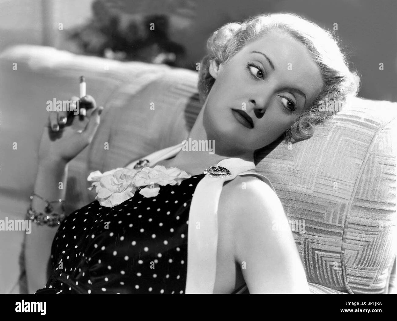 BETTE DAVIS, actrice (1934) Banque D'Images