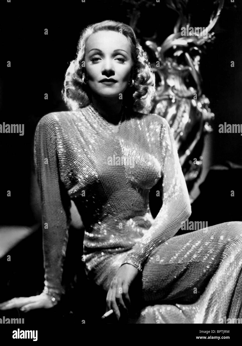 L'ACTRICE Marlene Dietrich (1937) Banque D'Images