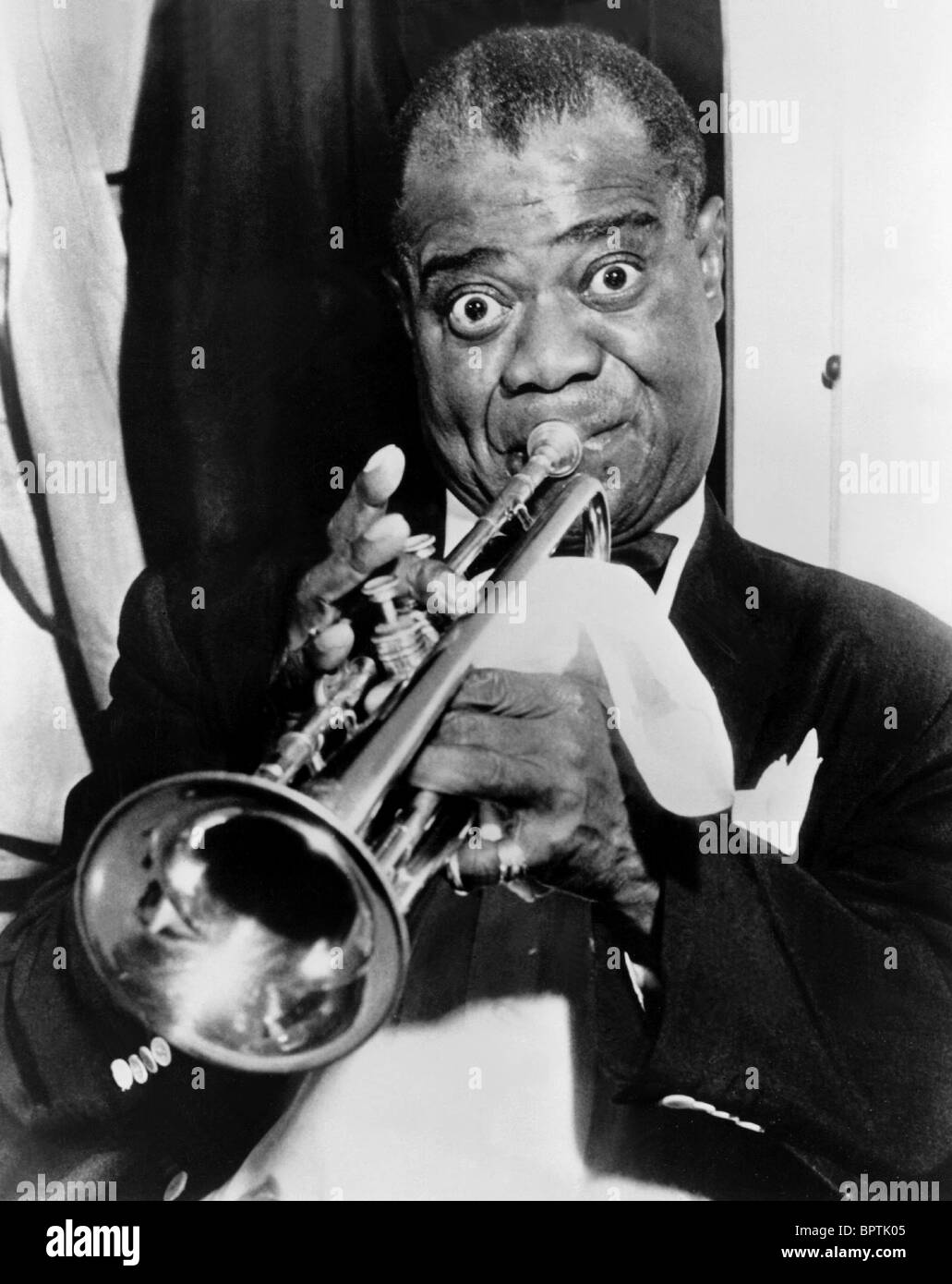 Trompettiste de Jazz LOUIS ARMSTRONG (1951) Banque D'Images