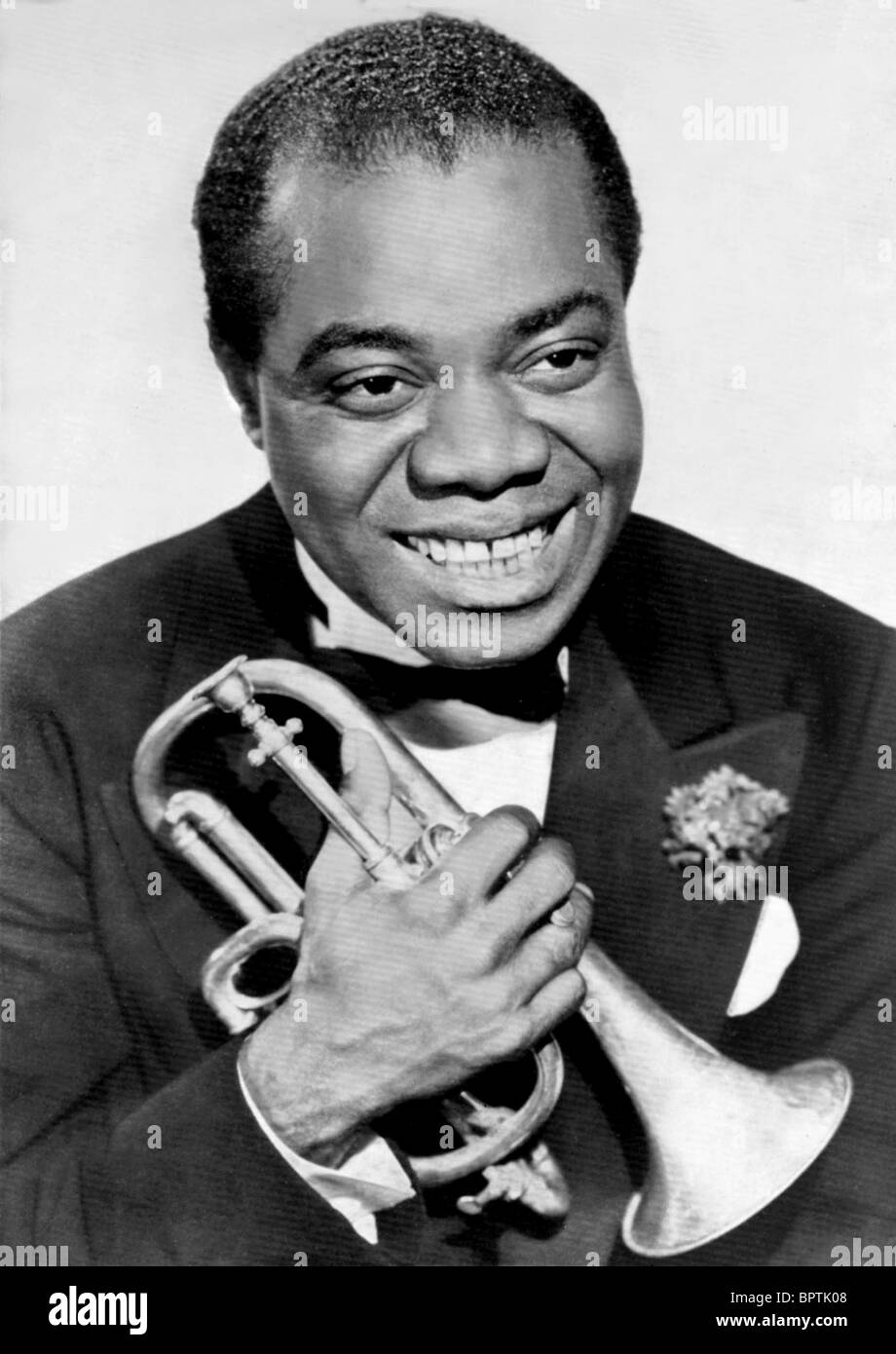 Trompettiste de Jazz LOUIS ARMSTRONG (1932) Banque D'Images