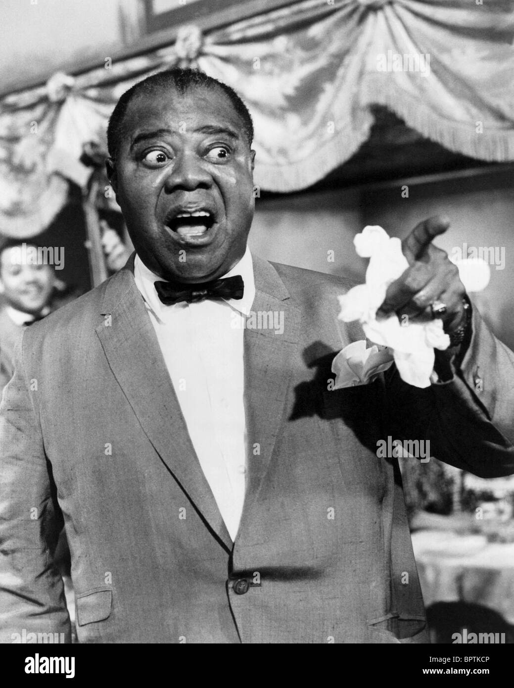 Trompettiste de Jazz LOUIS ARMSTRONG (1950) Banque D'Images