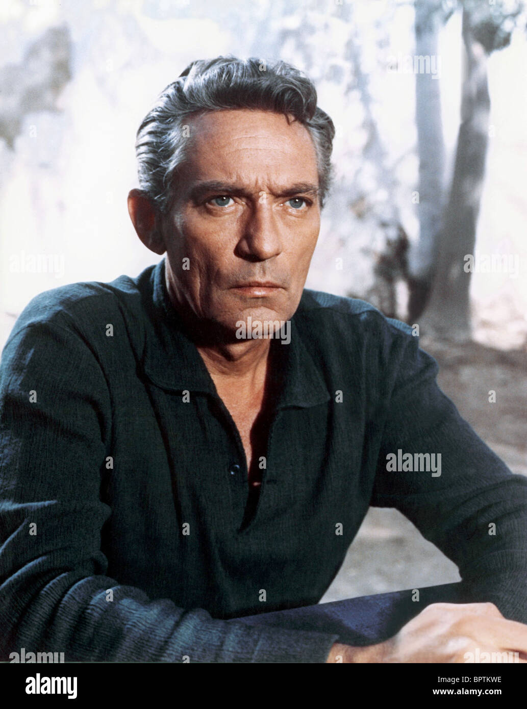 L'acteur Peter Finch (1970) Banque D'Images