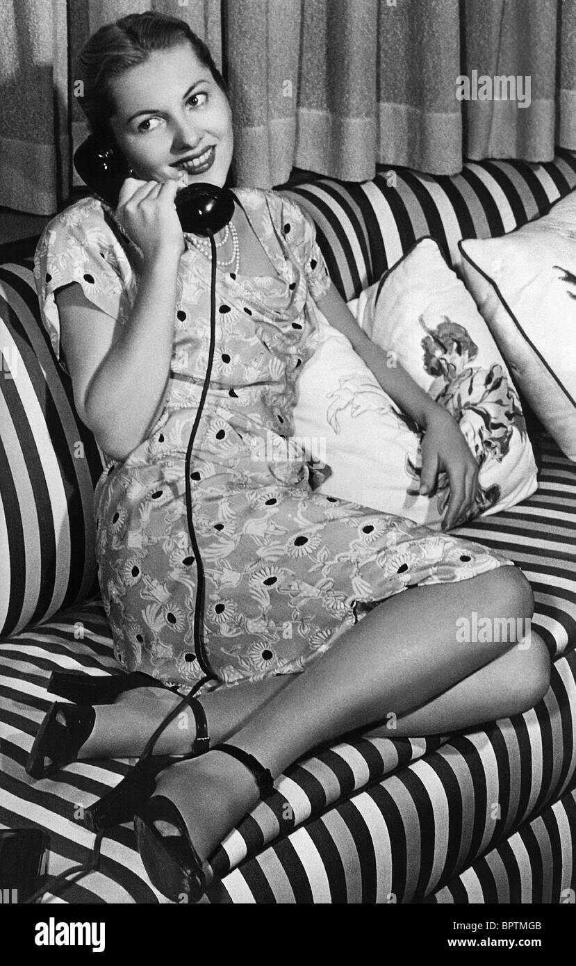 L'ACTRICE JOAN Fontaine (1942) Banque D'Images