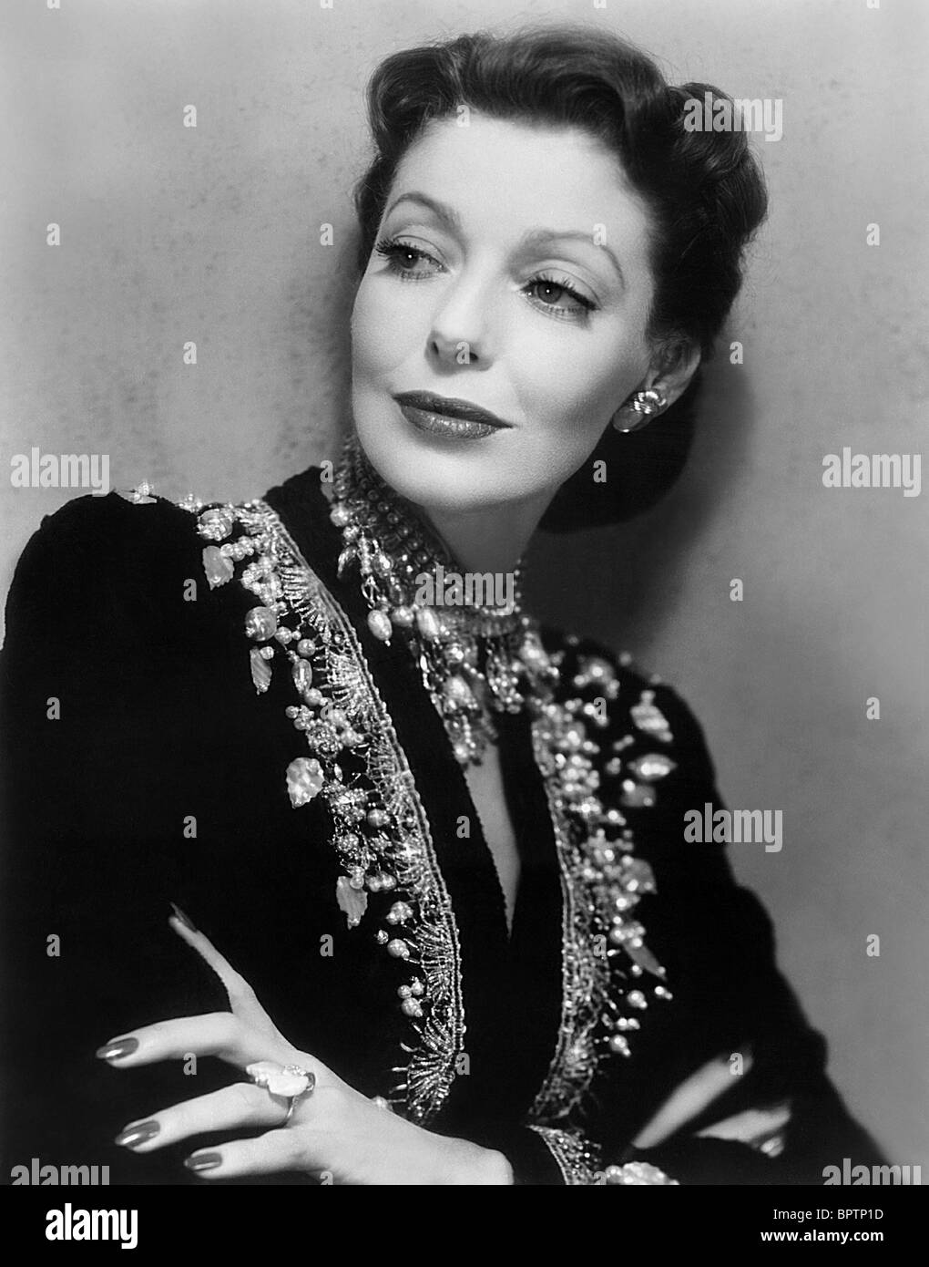L'ACTRICE LORETTA YOUNG (1950) Banque D'Images