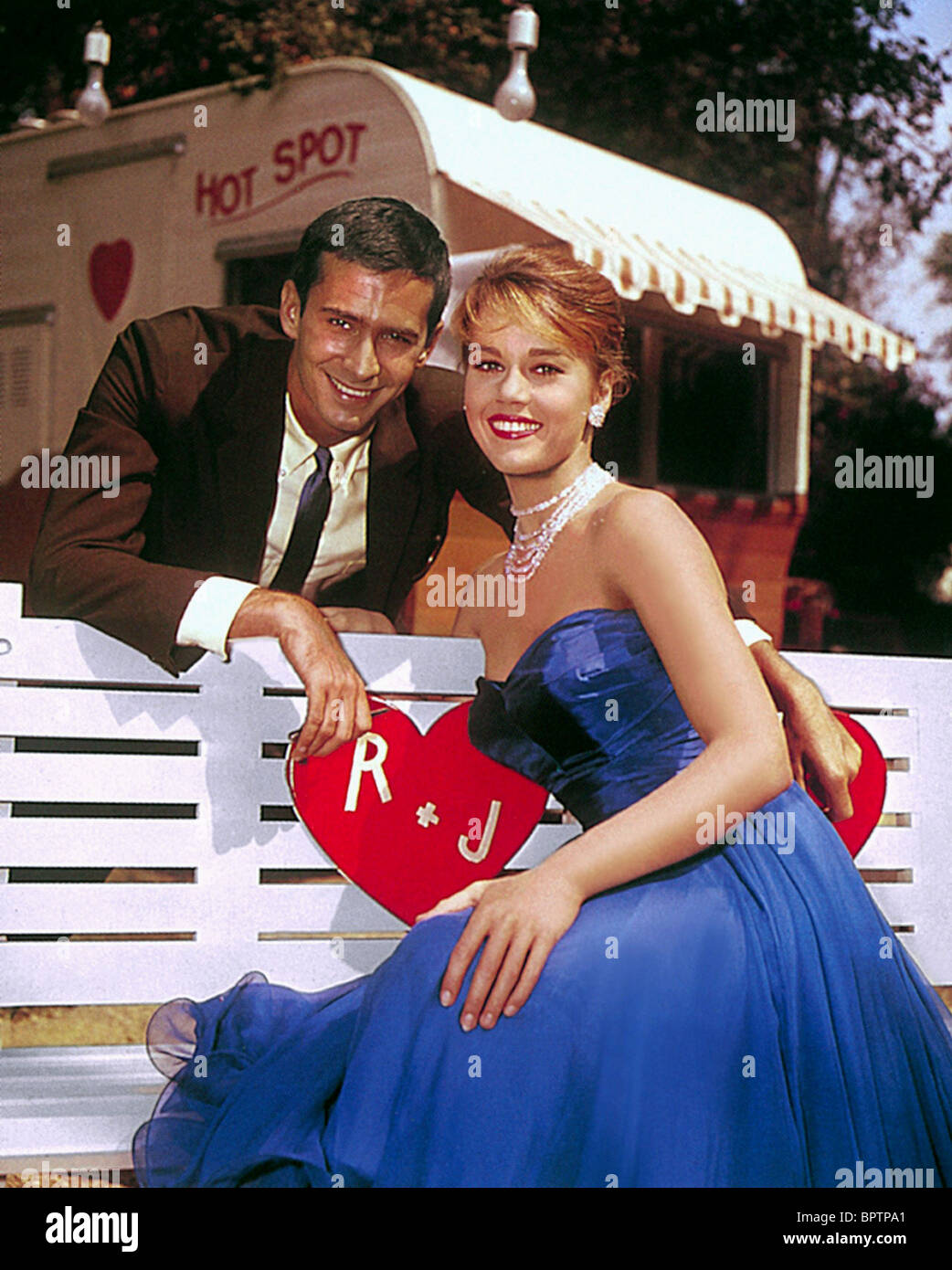 ANTHONY PERKINS et Jane Fonda acteur et actrice (1960) Banque D'Images