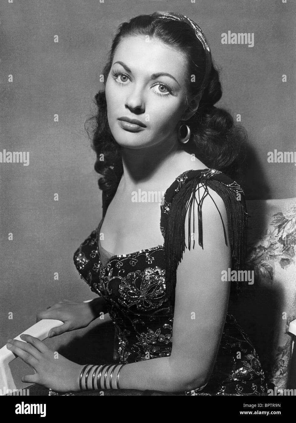 L'ACTRICE YVONNE DE CARLO (1955) Banque D'Images