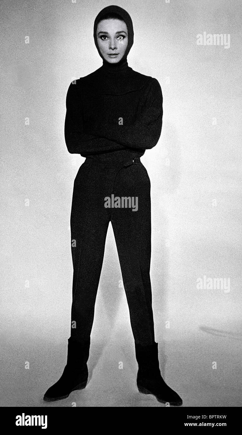 L'actrice Audrey Hepburn (1963) Banque D'Images
