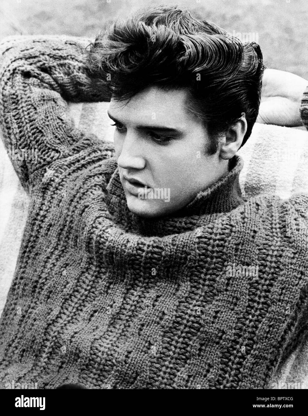 ELVIS PRESLEY chanteur et acteur (1955) Banque D'Images