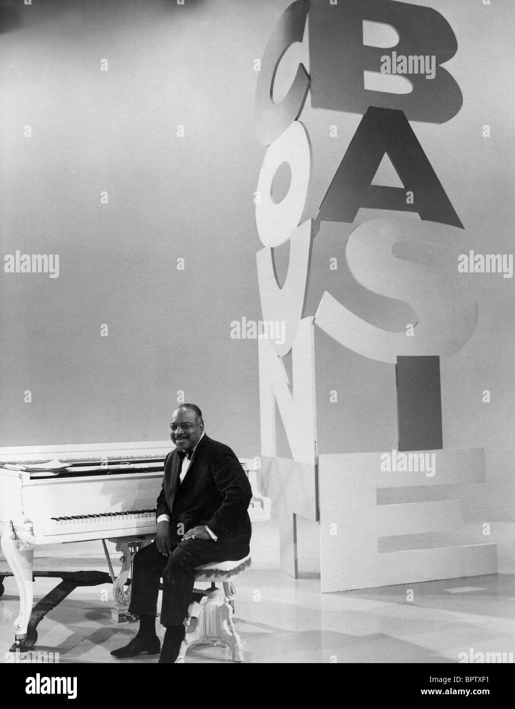 Musicien de jazz de Count Basie (1965) Banque D'Images