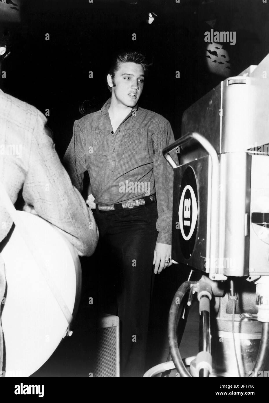 L'ACTEUR ELVIS PRESLEY (1956) Banque D'Images