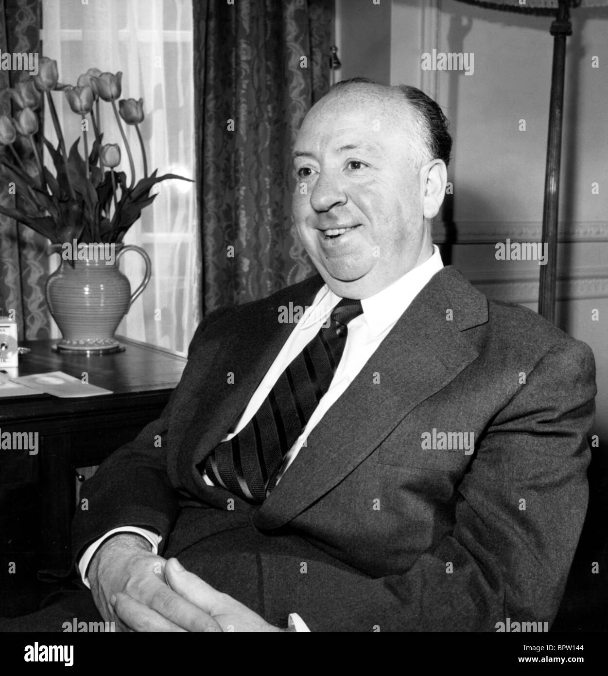 Directeur d'Alfred Hitchcock (1956) Banque D'Images