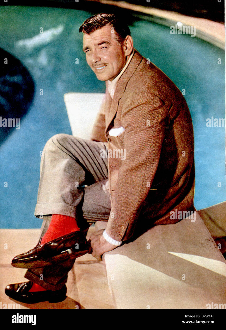 L'ACTEUR CLARK GABLE (1948) Banque D'Images