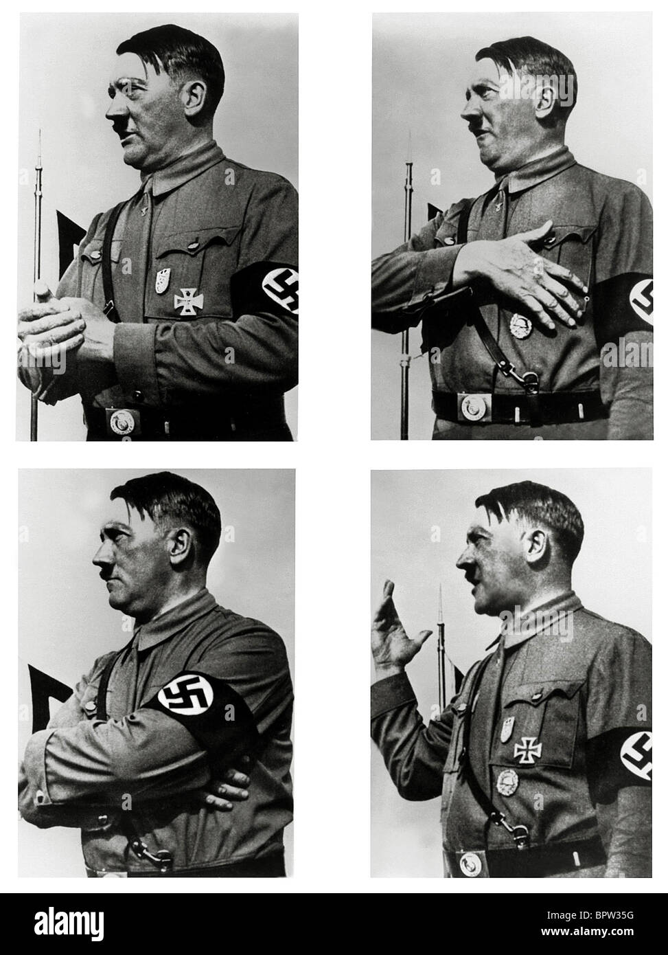 LEADER nazi Adolf Hitler 01 Mai 1941 Banque D'Images