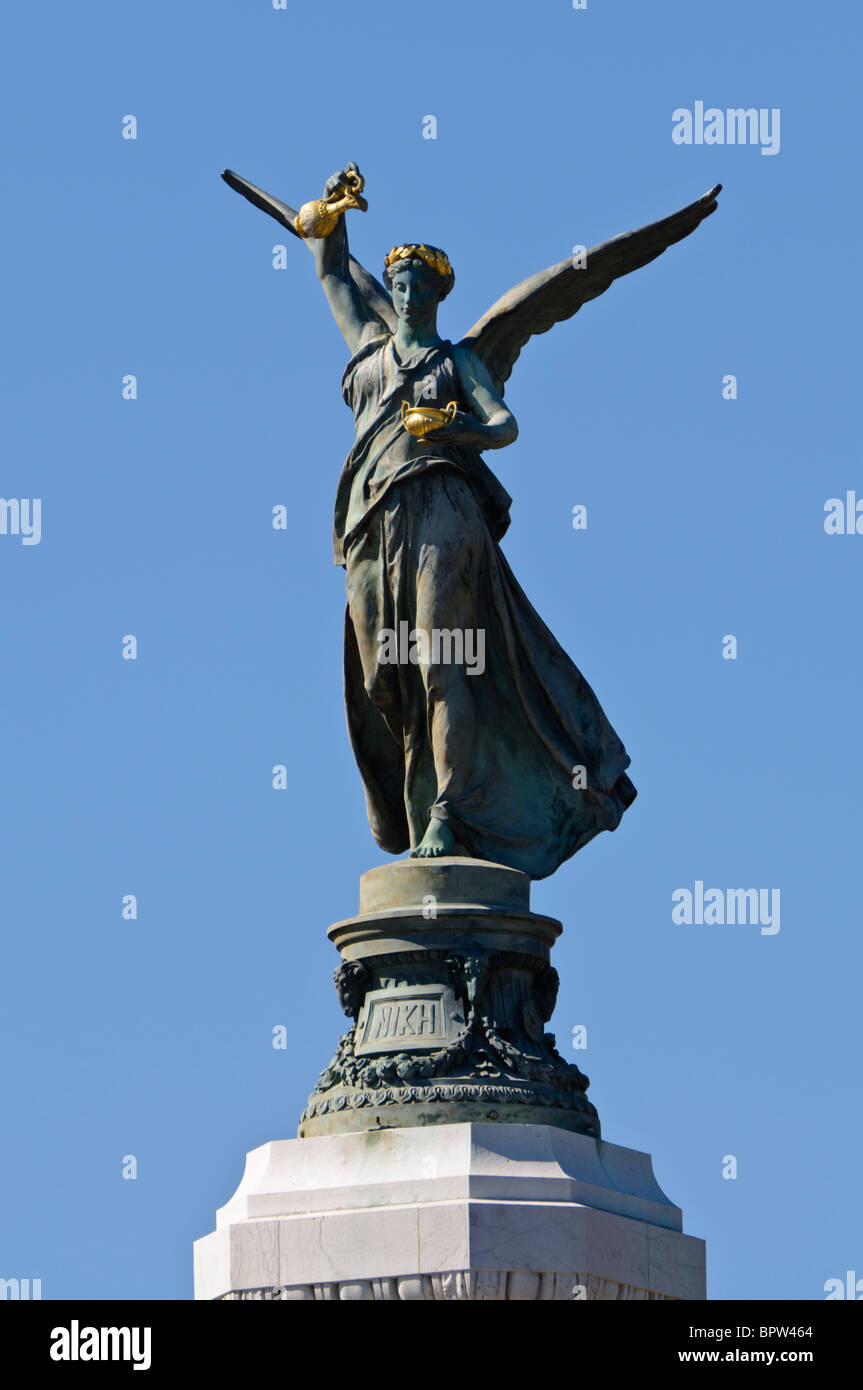 Statue de la ville de Nice Banque D'Images