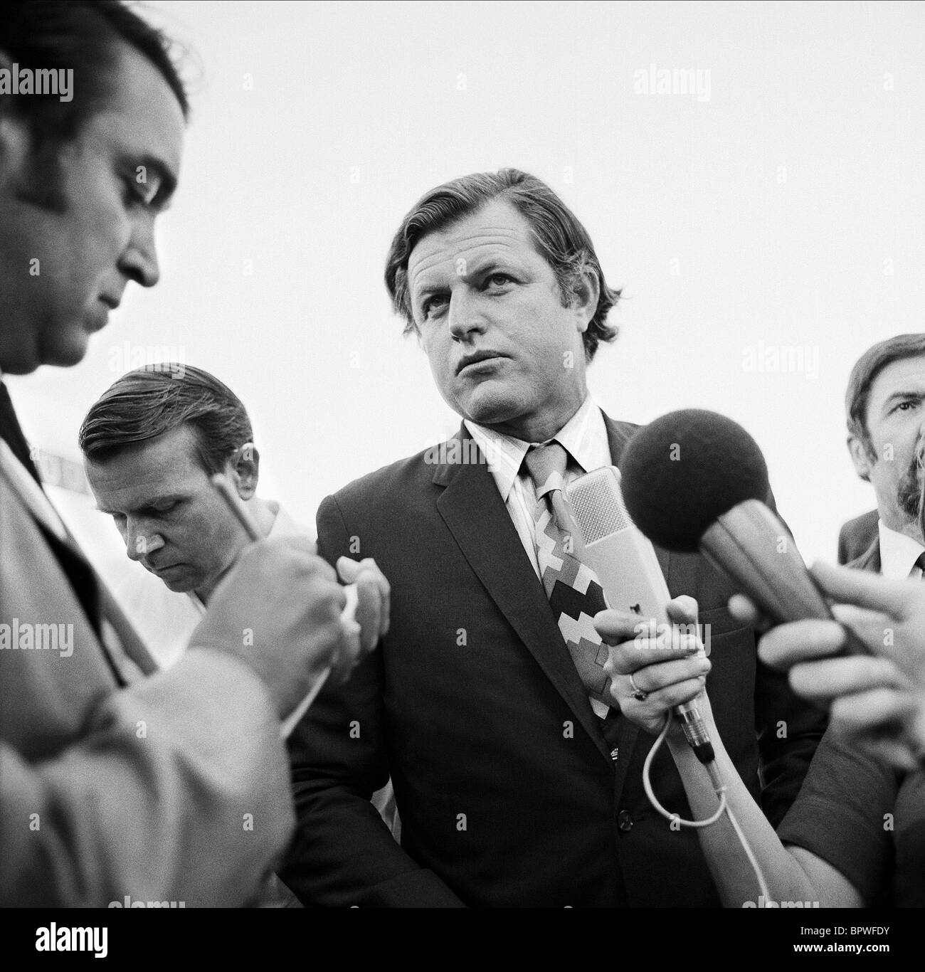 Le sénateur américain Edward KENNEDY TEDDY 10 Août 1971 Banque D'Images