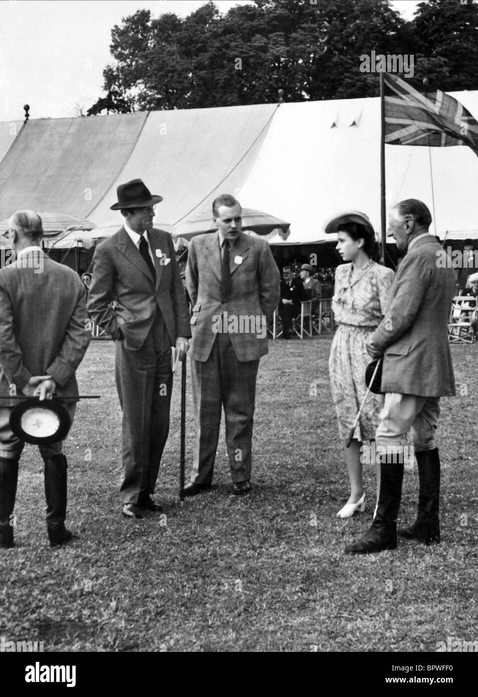 La reine Elizabeth II reine d'angleterre 01 juillet 1947 WINDSOR Banque D'Images