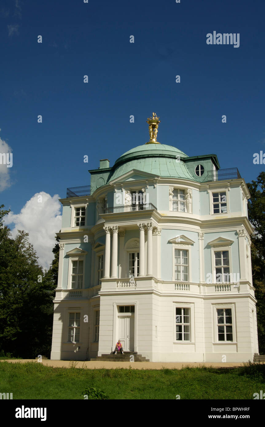 Vue générale du Belvédère, résidence d'été construite en 1788 par Carl Gotthard Langhans Banque D'Images