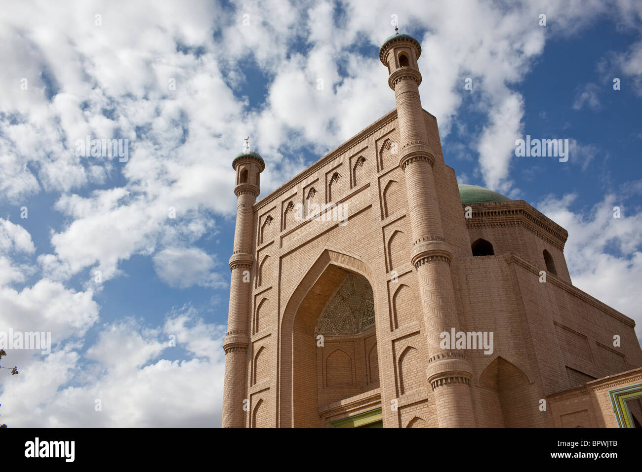 Mosquée de Kucha, Xinjiang, Chine. Banque D'Images