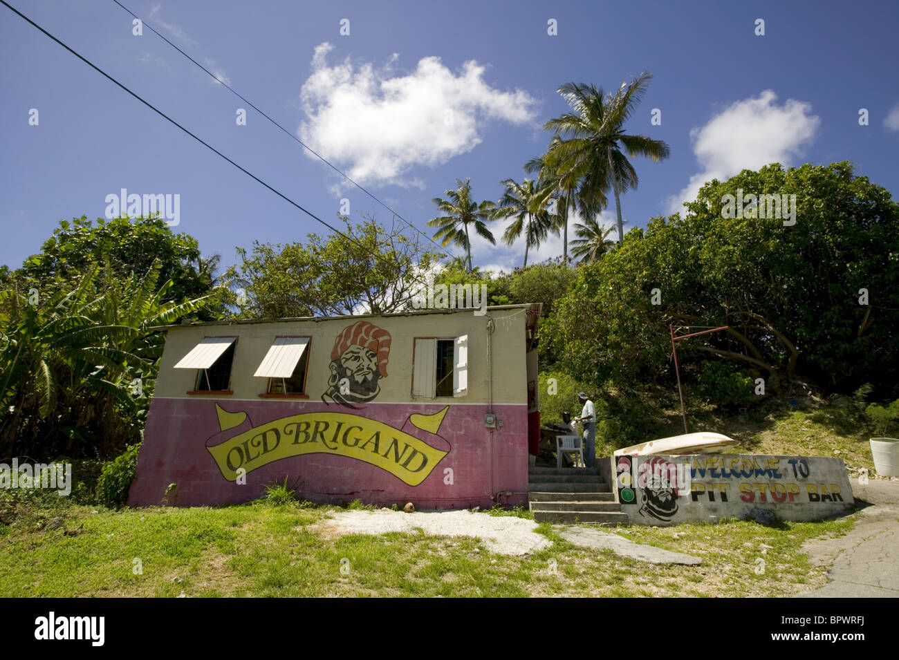 Rum Shop à St Margaret's sur la côte Est dans la paroisse de St John à la Barbade dans les Caraïbes Banque D'Images