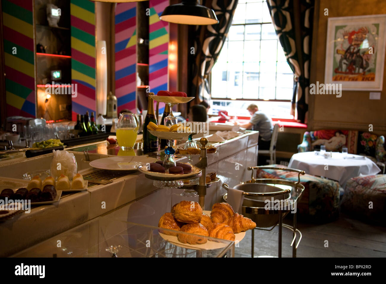 Salon de Thé - Restaurant Sketch Banque D'Images