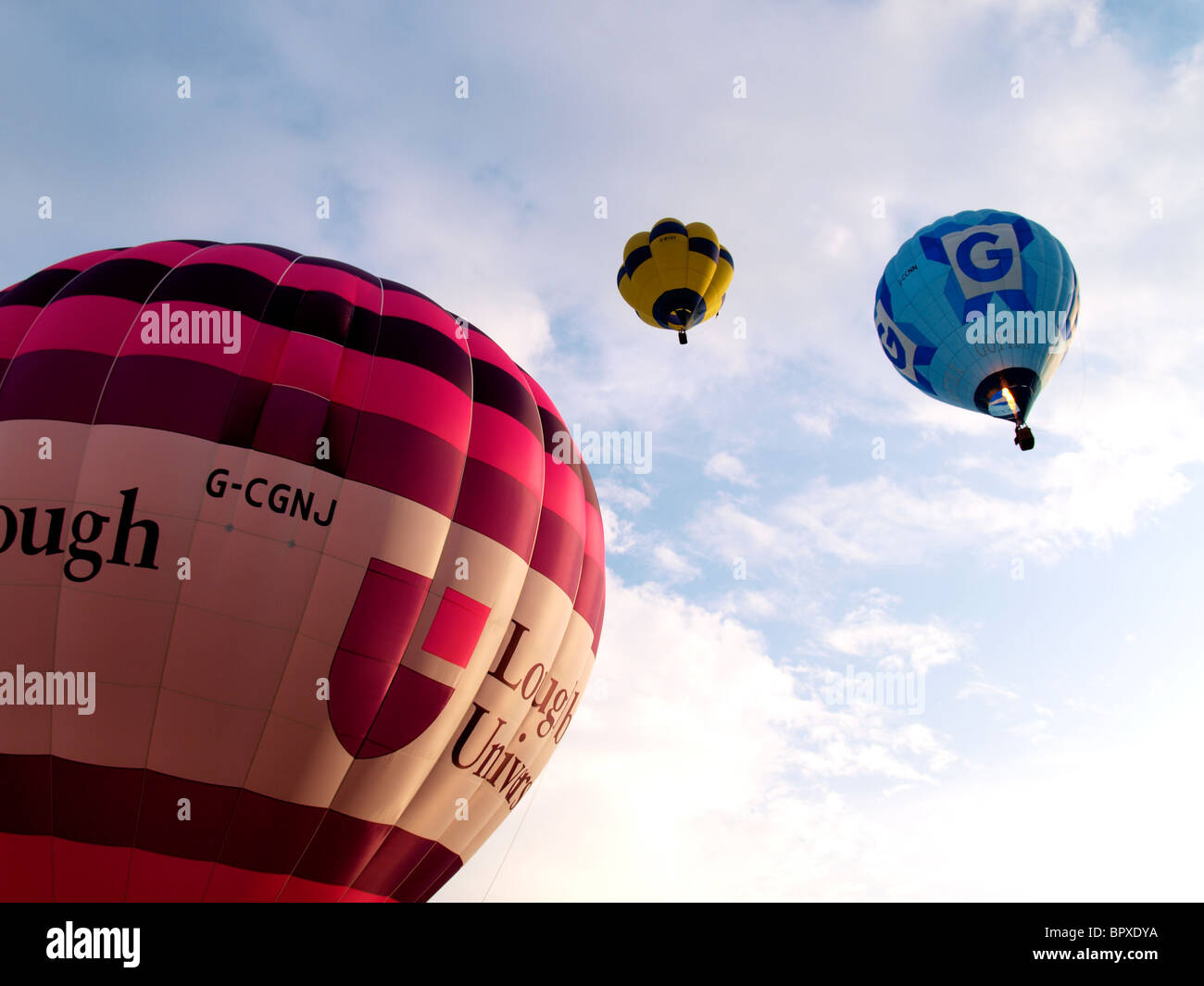 Le 2010 Westcountry Balloon Fiesta, Tavistock, Devon. Banque D'Images