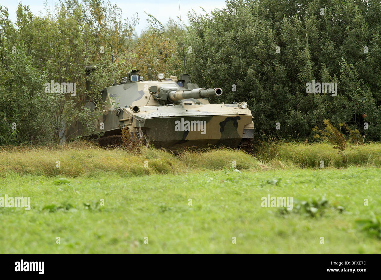 La Région de Kostroma, Russie, 2010 : exercices de poste de commandement avec 98-ème Guards Division aéroportée. Banque D'Images