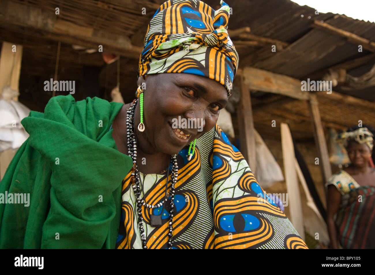 Femme, Ziguinchor, Casamance, Sénégal Banque D'Images