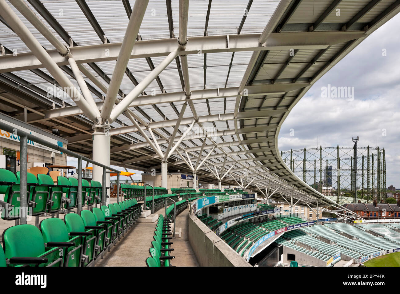 L'OCS Stand à Kennington Oval Cricket Ground, conçu par les architectes Hok Sport Banque D'Images