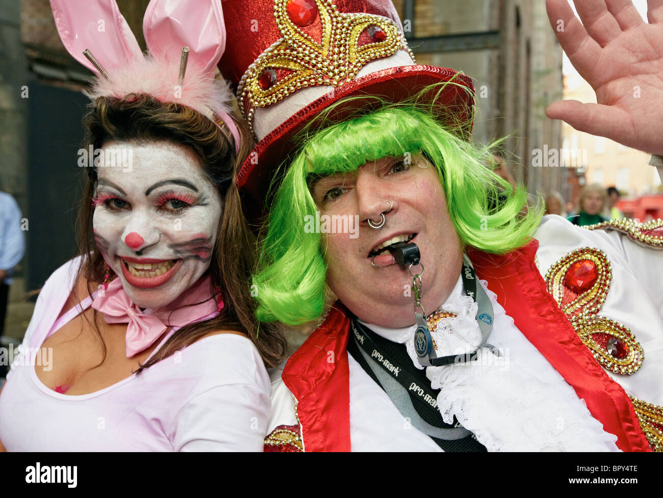 Willy Wonka et la Chocolaterie Parade de Dublin Irlande Europe Banque D'Images