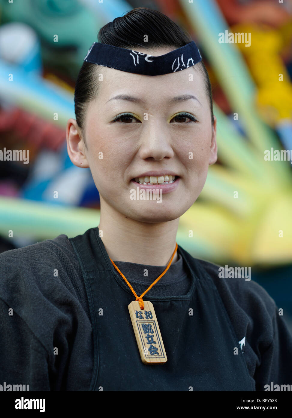 Nebuta Matsuri festival d'été de flotteurs, Aomori City, préfecture d'Aomori, Japon Banque D'Images