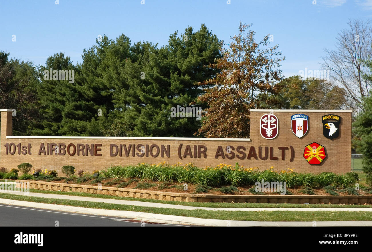 Ft. Base militaire de l'armée américaine Campbell situé dans le Tennessee et le Kentucky home de la 101st Airborne Division (Air Assault Banque D'Images