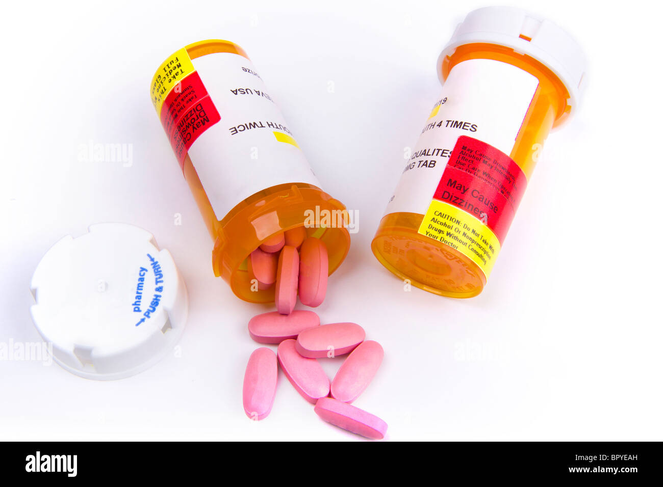 Ces médicaments contenant avec pills Banque D'Images
