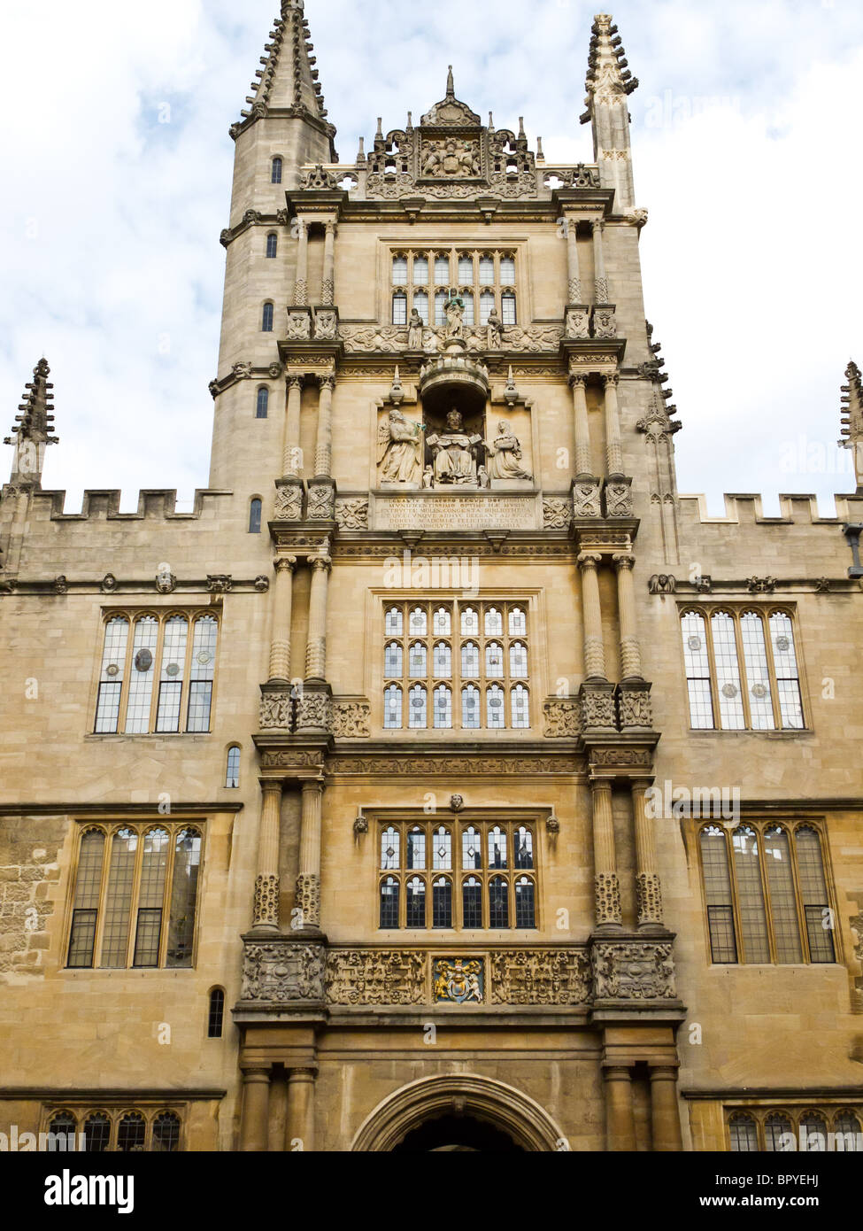 La Bodleian Library à Oxford, Angleterre. Banque D'Images