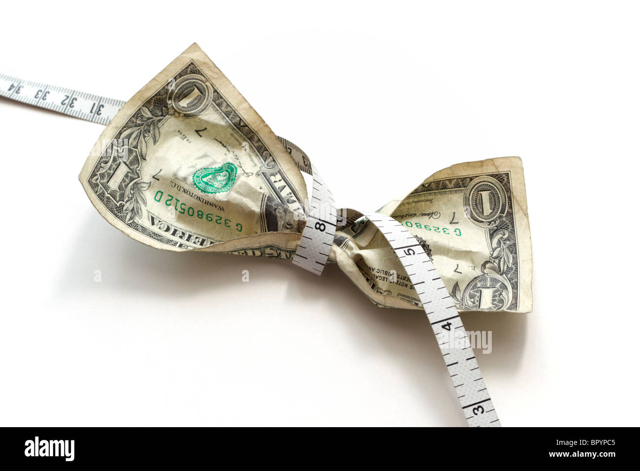 Dollar est pincé Banque D'Images