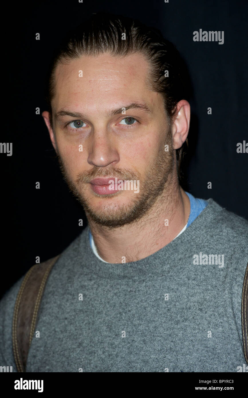 Pic montre Tom Hardy participant à la Bob le bricoleur le premier film cinéma Vue, Londres 15 mai 2010 Banque D'Images