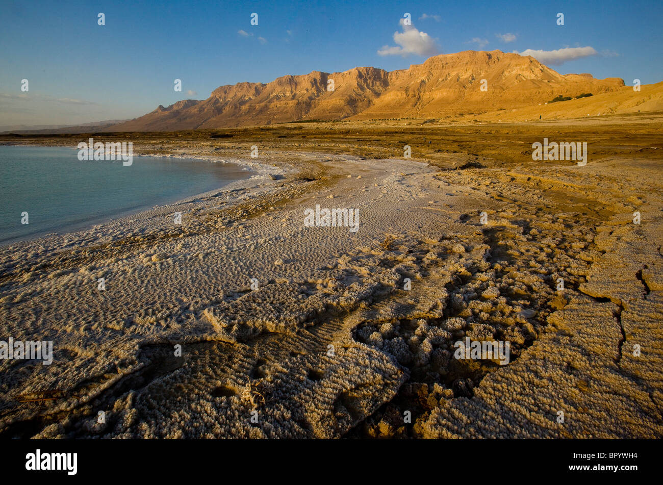 Photographie du paysage de la mer Morte Banque D'Images