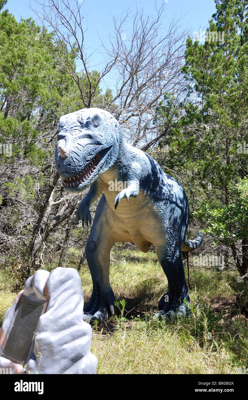 Ceratosaurus, Dinosaur World, Glen Rose, Texas, États-Unis Banque D'Images