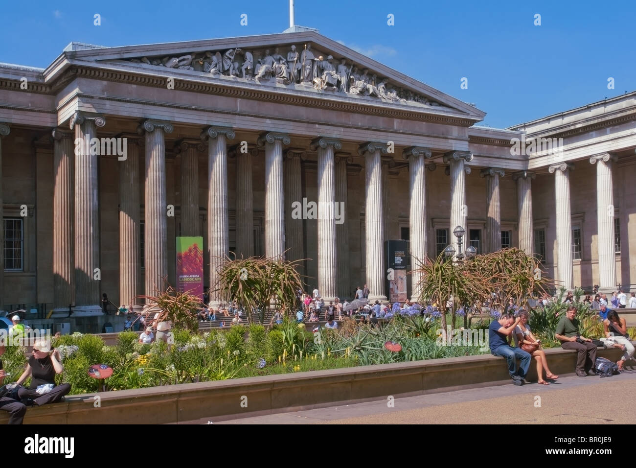 British Museum de Londres, y compris une exposition de paysage d'Afrique du Sud, organisée en coopération avec les jardins de Kew. Banque D'Images