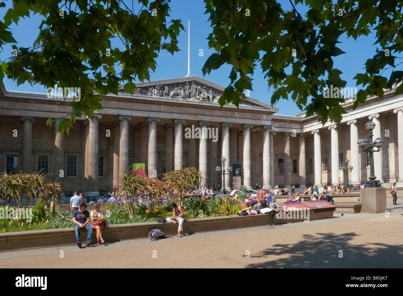 British Museum de Londres, y compris une exposition de paysage d'Afrique du Sud, organisée en coopération avec les jardins de Kew. Banque D'Images