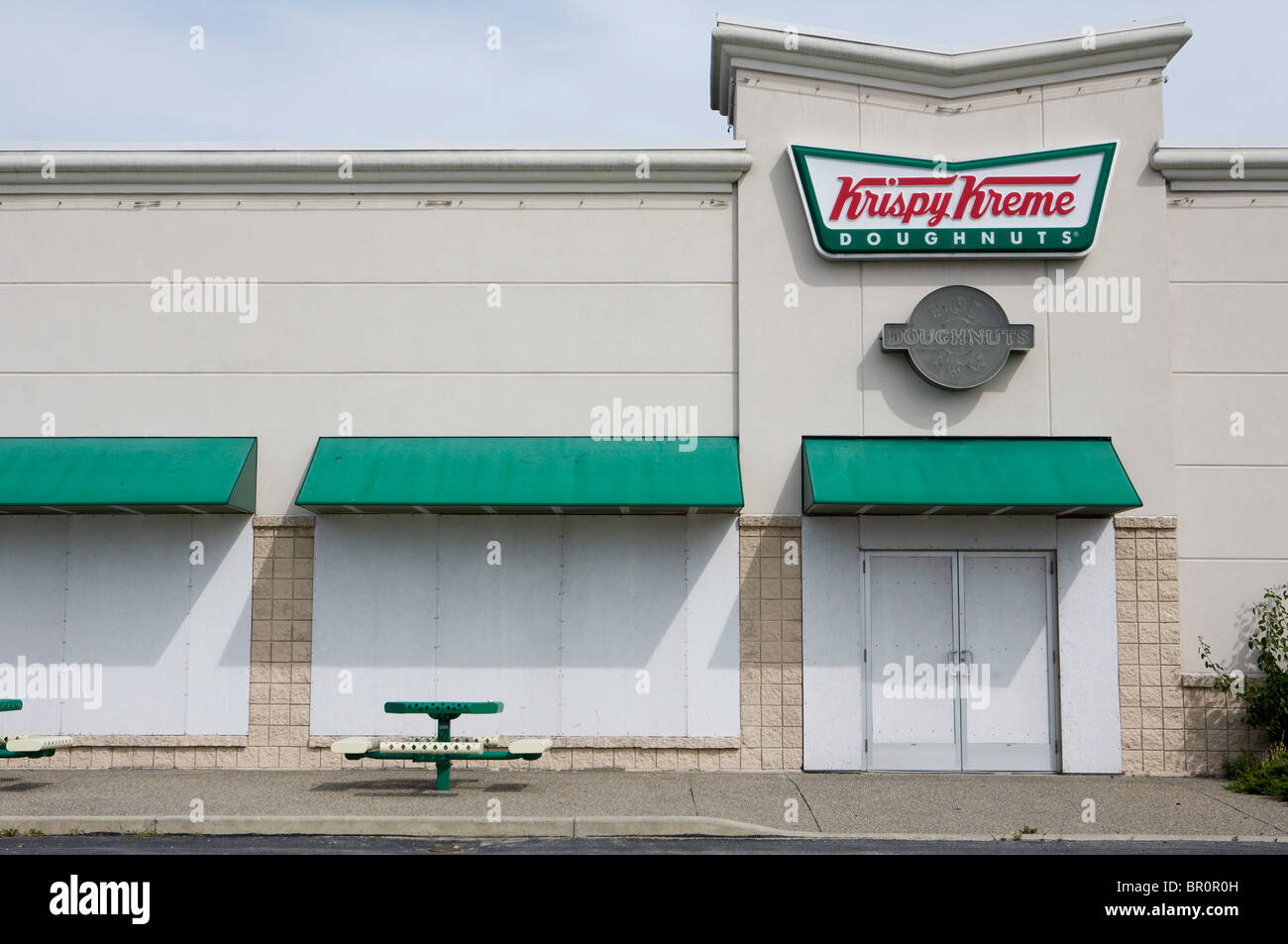 Un magasin de beignes Krispy Kreme. Banque D'Images