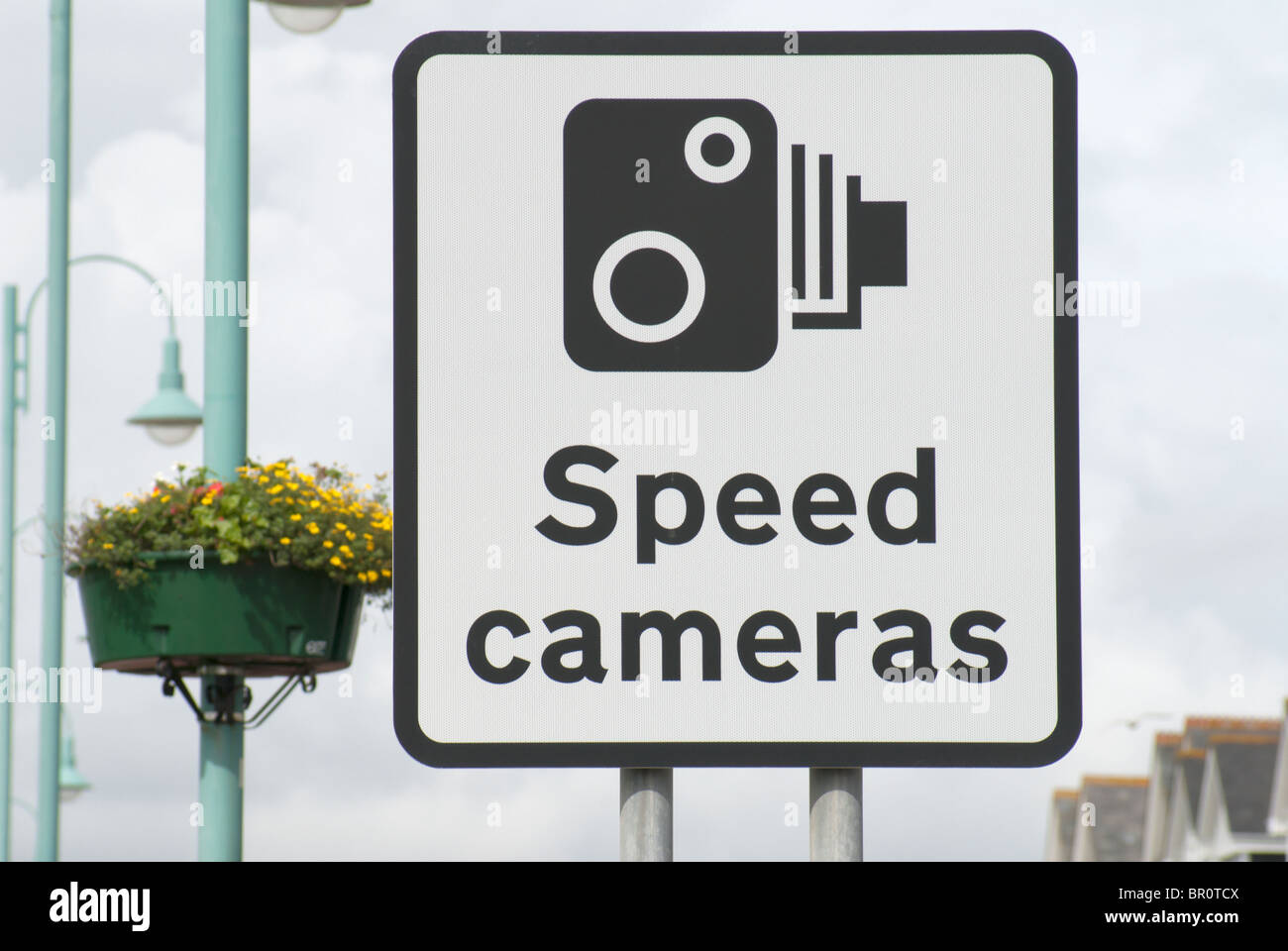 Speed Camera Sign Banque D'Images