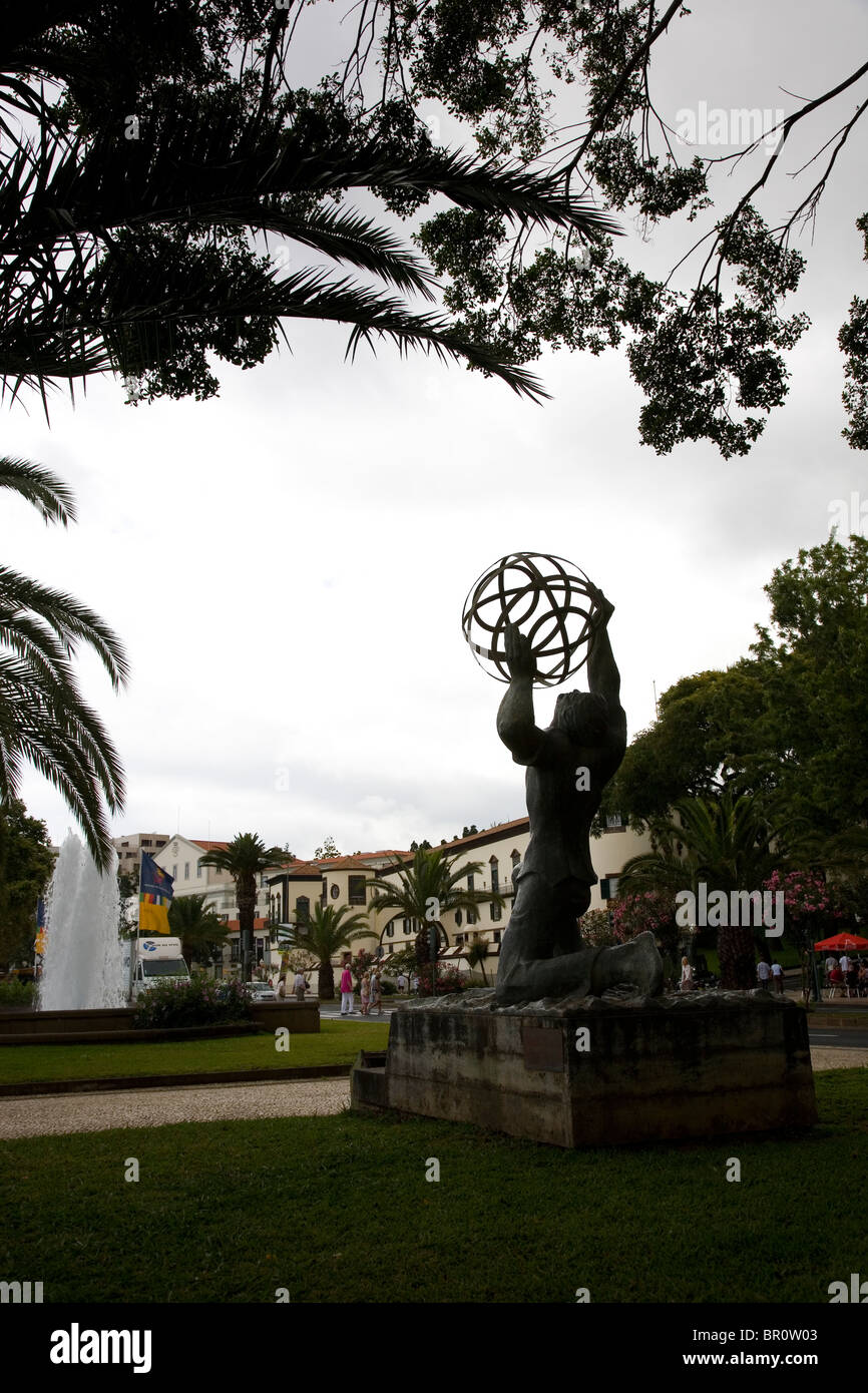 Avenida do Mar - émigrant Memorial Banque D'Images