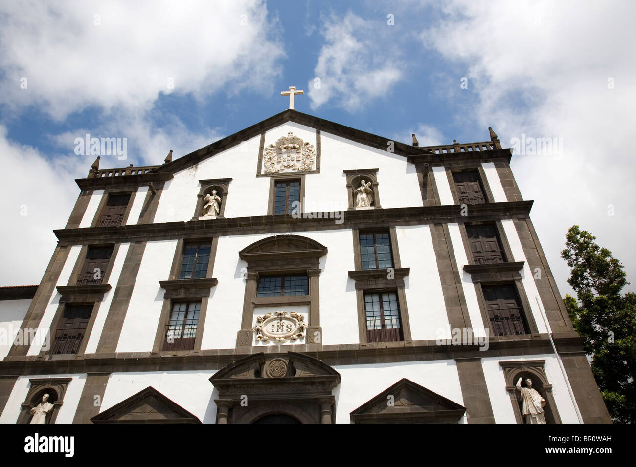 Igreja do Colégio à Funchal - Madeira Banque D'Images