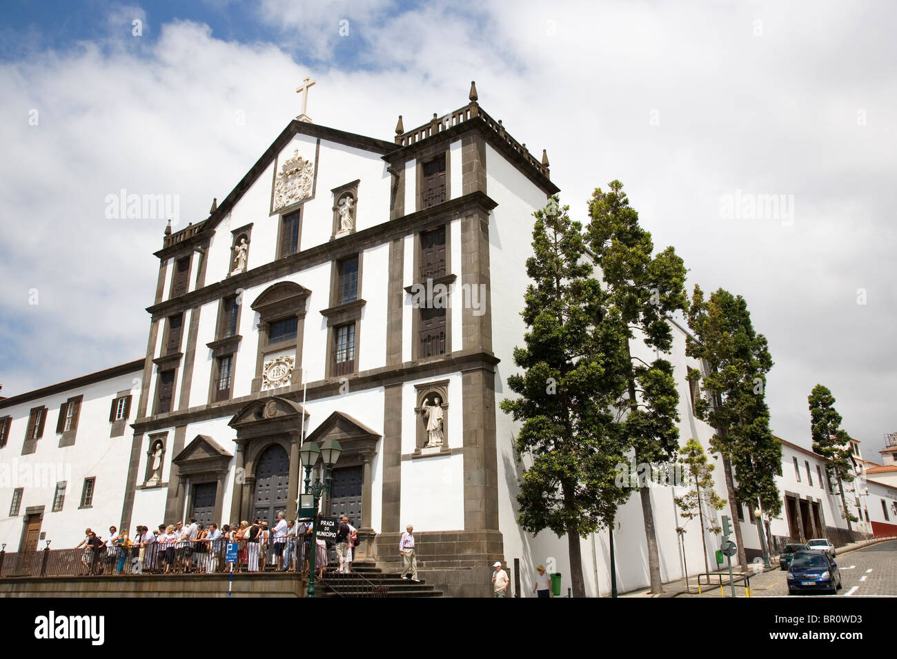 Igreja do Colégio à Funchal - Madeira Banque D'Images