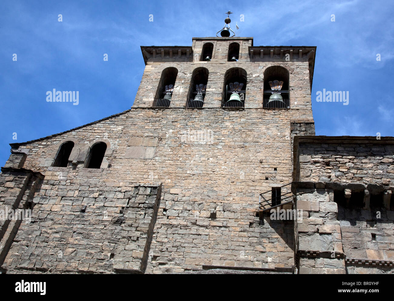 La Cathédrale San Pedro de Jaca, Aragon, Espagne Banque D'Images
